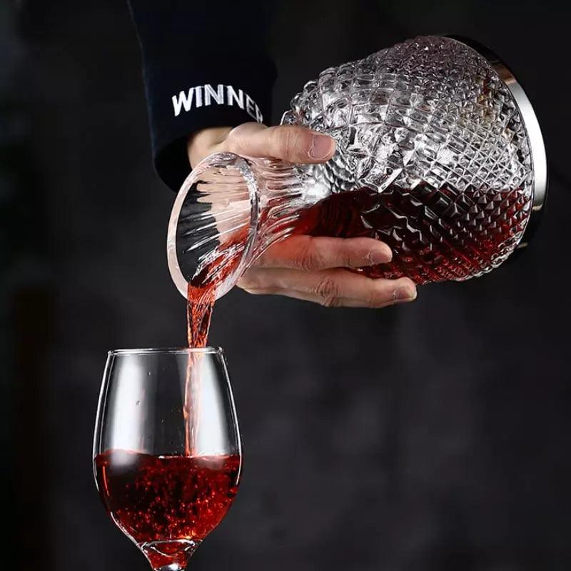 Decanter de Vinho Recipiente de Vidro Cristal Decantador Housetay