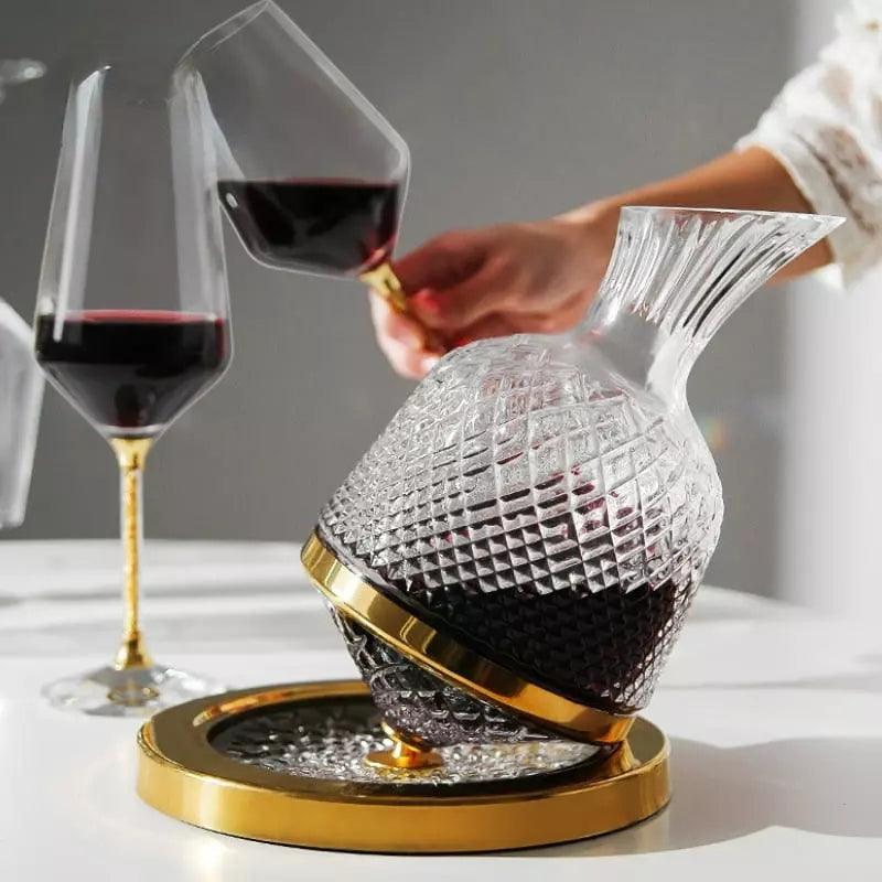 Decanter de Vinho Recipiente de Vidro Cristal Decantador Housetay