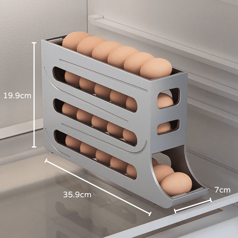 Organizador de Geladeira Porta Ovos Dispenser Housetay