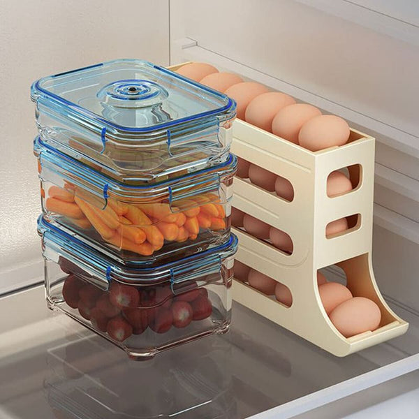Organizador de Geladeira Porta Ovos Dispenser Housetay