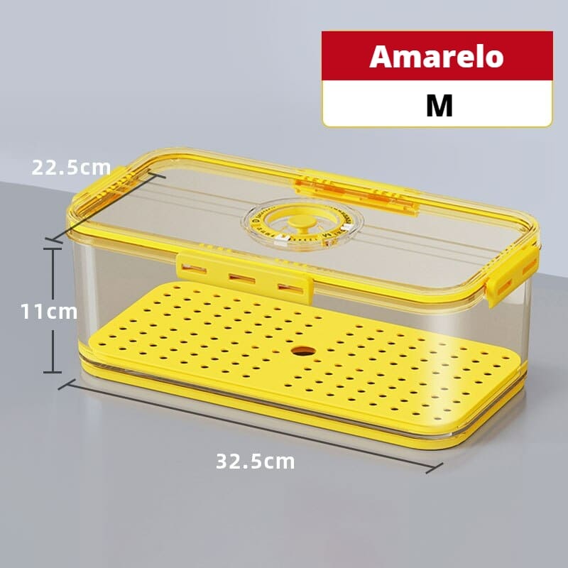 Organizador de Geladeira com Tampa e Marcador de Data Housetay