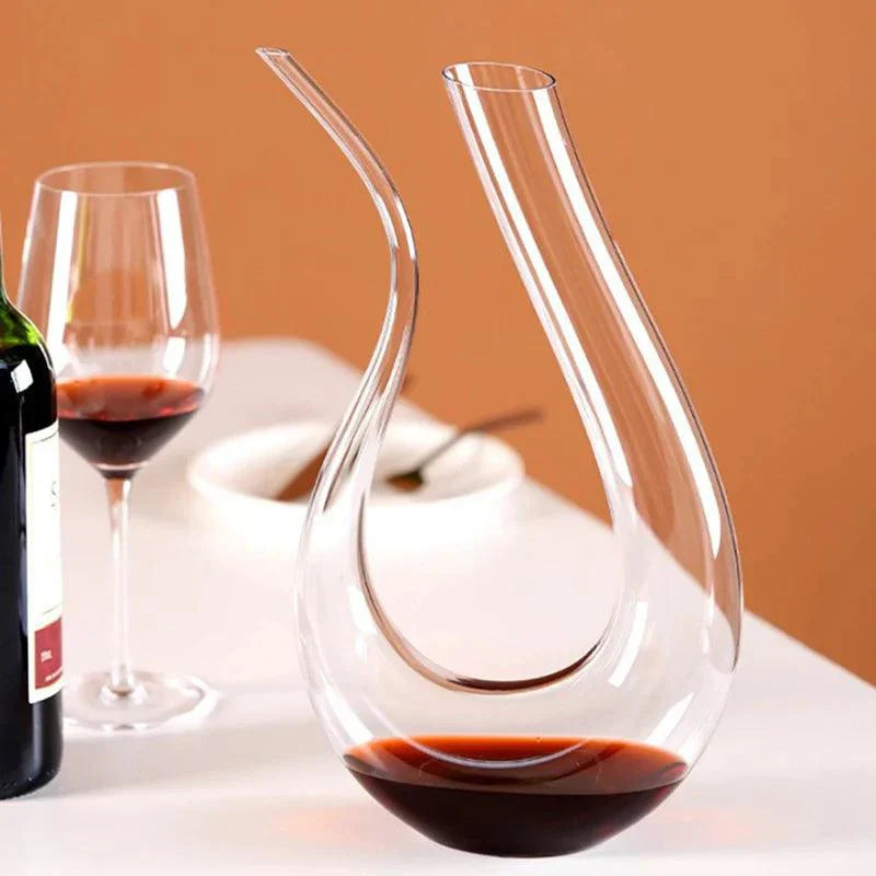 Decanter Cisne Para Vinho de Cristal Housetay